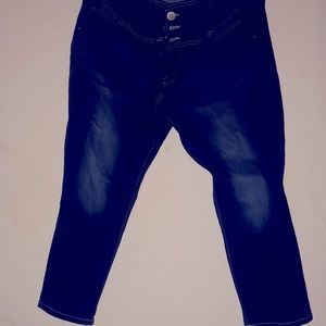 NOBO high rise capris denim jeans size:21